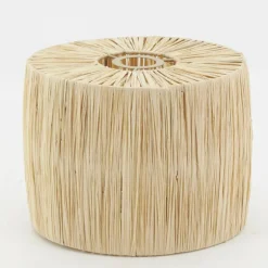 Abat-jour pour suspension en raphia naturel Kenya