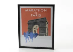 Affiche marathon de Paris 40x50 cm