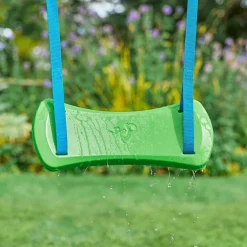 Aire de jeux en bois avec glissière et portique Castelwood