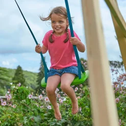 Aire de jeux en bois Castelwood avec cuisine extérieure offerte
