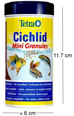 Aliment complet Tetra cichlid mini gran 250 ml