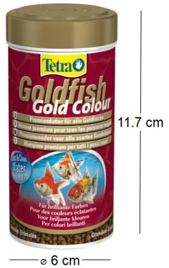 Aliment complet Tetra goldfish gold color 250 ml