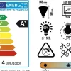 Ampoule pyramide LED ambré 19 cm
