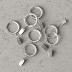 Anneaux à pinces Cappa (Lot de 7) (Nickel)