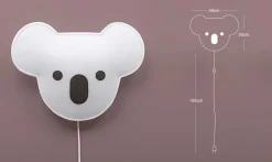 Applique animal masqué led (Koala)
