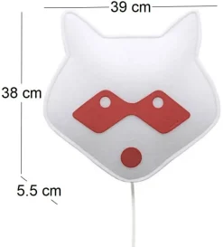 Applique animal masqué led (Raton laveur)