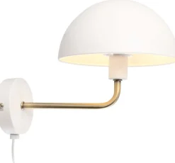 Applique murale en métal Bonnet (Blanc)