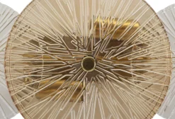Applique murale en métal et verre Osaka 42 x 8 x 20 cm