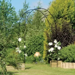 Arche déco en fer noir Atea (Unitaire )