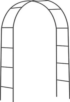 Arche déco en fer noir Atea (Unitaire )