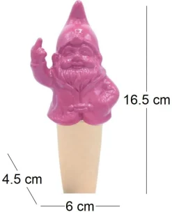 Arroseur goutte à goutte Nain F*ck 6 x 4.5 x 16.5 cm (Fuchsia)