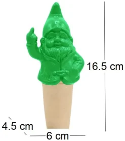 Arroseur goutte à goutte Nain F*ck 6 x 4.5 x 16.5 cm (Vert)