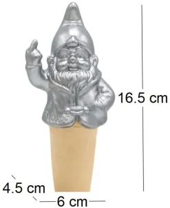 Arroseur goutte à goutte Nain F*ck 6 x 4.5 x 16.5 cm (Argent)