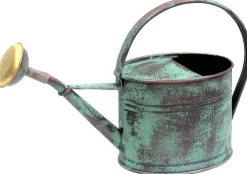 Arrosoir ovale en acier 1.75 Litres (Vert vieilli)