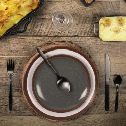 Assiette avec liseret My little market (Lot de 6) (20 cm)