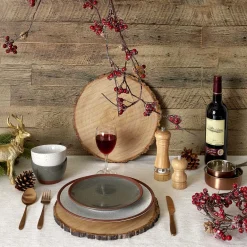 Assiette avec liseret My little market (Lot de 6) (20 cm)