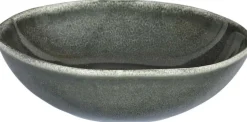 Assiette en grès vert Black Forest (Lot de 6) (Assiette creuse - 19 cm)