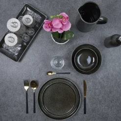 Assiette plate en grès Tokyo 26 cm