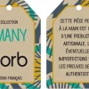 Assiette plate à motifs Imany (Lot de 6) (Jaune)