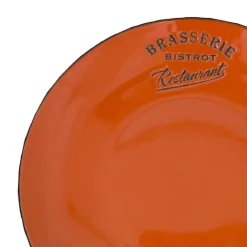Assiettes colorées Brasserie bistrot (Lot de 6) (Assiettes plates - 21,5 cm)