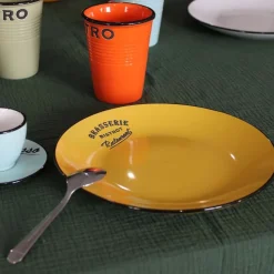 Assiettes colorées Brasserie bistrot (Lot de 6) (Assiettes plates - 21,5 cm)