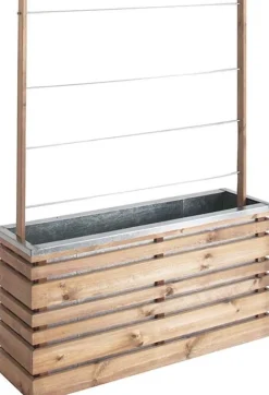 Bac à fleurs 110 litres Lign Z avec treillis