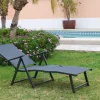 Bain de soleil pliable aluminium Tumbona Cama