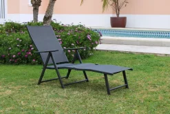 Bain de soleil pliable aluminium Tumbona Cama
