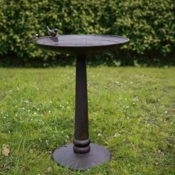Bain à oiseaux en fonte sur pied (XL - 37 cm)