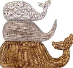 Baleines décoratives en résine et résine tressée