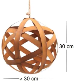 Balle ronde en fer à suspendre (30 cm)