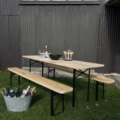 Banc de jardin pliable Brasserie