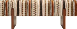 Banc en tissu Etnic 120.5 x 45 x 43 cm