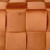 Banc en velours Weaved (Orange)