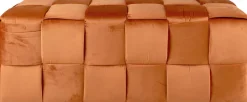 Banc en velours Weaved (Orange)