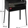 Barbecue à charbon de bois Ledro