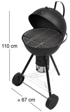 Barbecue cloche à charbon de bois Giotto