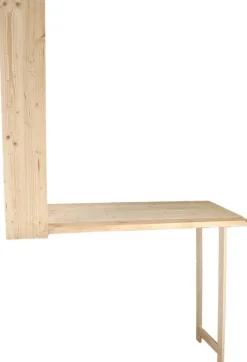 Bar d'extérieur avec table mange debout intégré