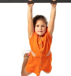 Barre gymnastique thermolaqué avec fixations (125 cm)