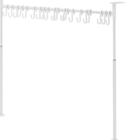 Barre suspension ustensiles de cuisine 20 crochets Anywhere