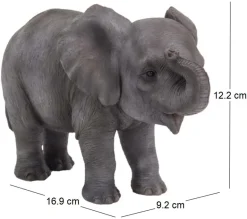 Bébé élephant en résine 12 cm