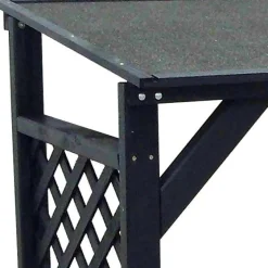 Bûcher treillis en bois Black edition (Simple)