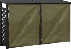 Bûcher treillis en bois Black edition (Avec extension )