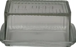 Beurrier en verre strié Cook