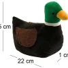 Bloc-porte en tissu Canard 15 x 20 cm