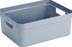 Boite de rangement Sigma home Box 24L (Bleu gris)
