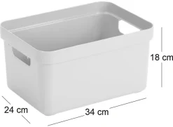 Boite de rangement Sigma Home Box 13 L (Blanc)