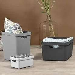 Boite de rangement Sigma home Box 32 L (Noir)