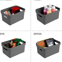 Boite de rangement Sigma home Box 2.5 L (Anthracite)
