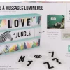 Boite lumineuse à message Exotique